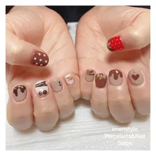 ショート ネイル 🐾enen style 🐾のネイルデザイン