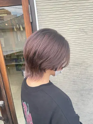 ショート カラー 平田 怜のヘアスタイル