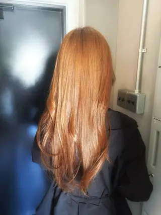 ロング カラー ヘアアレンジ 縮毛矯正特化 指名No.1shunのヘアスタイル