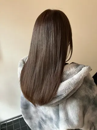 ロング 阿部 雲母のヘアスタイル