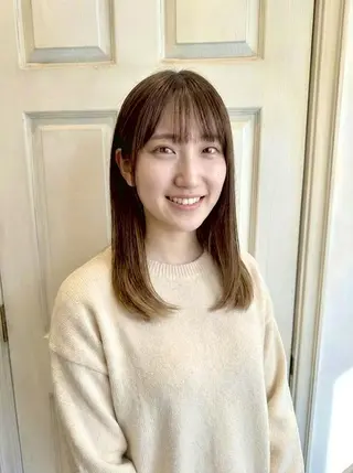セミロング Aroma hair 🌙tanakaのヘアスタイル
