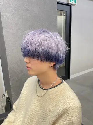 カラー メンズ カマタ ハルキのヘアスタイル