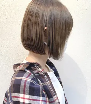 ショート カラー 樫原裕二/似合わせ カット/透明感カラーのヘアスタイル