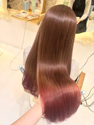 ロング カラー 💐レイヤー/透明感 カラー💐智口彩香のヘアスタイル