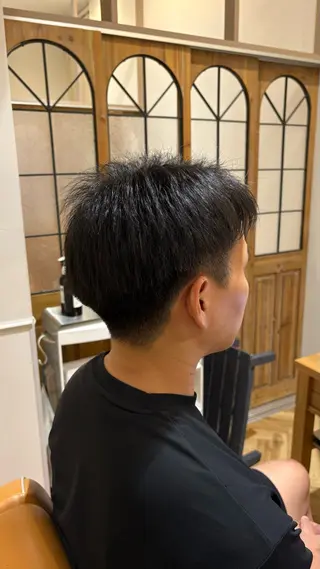 ショート 似合わせ 顔周りYUUGAのヘアスタイル
