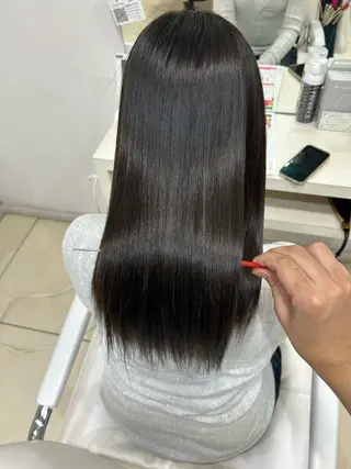 ロング 【髪質改善カラー】 瀧田嵐士🇰🇷のヘアスタイル