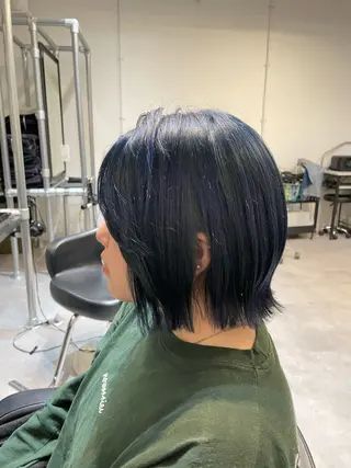 ミディアム カラー 小川 舜人のヘアスタイル