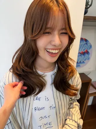 ロング レイヤー/デジパ SAKIのヘアスタイル