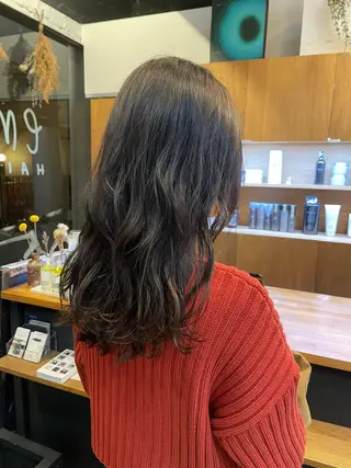 セミロング カラー ヘアアレンジ 🎀レイヤー 透明感 カラーyuuri🎀のヘアスタイル