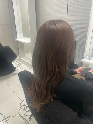 ロング カラー yuzuna ハイトーン 天神のヘアスタイル
