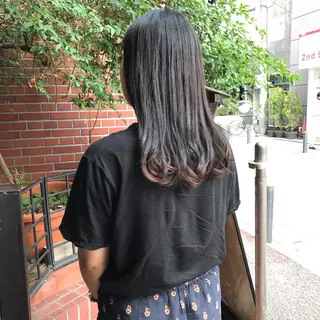 カラー クニモトハルナ ボブ/柔らかカラーのヘアスタイル