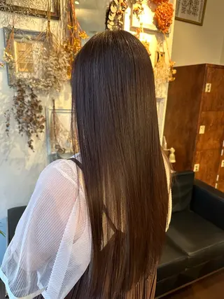 ロング カラー 💜推しインナー カラー/菊池柊真💜のヘアスタイル