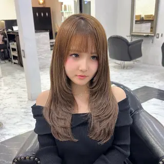 ロング marin /カットモデルのヘアスタイル