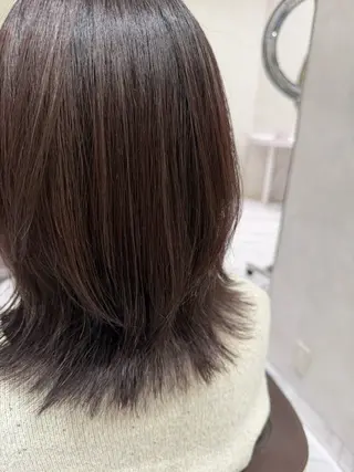 ミディアム 韓国風🌷✨ 守屋紗希のヘアスタイル