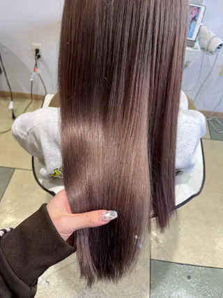カラー 淡色┊︎ナチュラル 🧁奈那美🧁*.゜のヘアスタイル