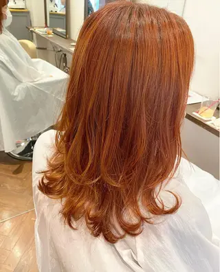 セミロング カラー 🌈🌸あおき みちる🌟💗のヘアスタイル