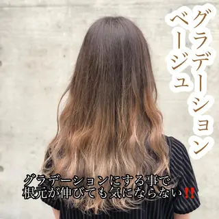 ロング カラー ✨ブリーチなしカラー ×髪質改善✨松村 潤のヘアスタイル