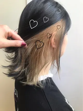 ミディアム カラー 新宿駅近♡個室 ♡関口三都季🌜のヘアスタイル