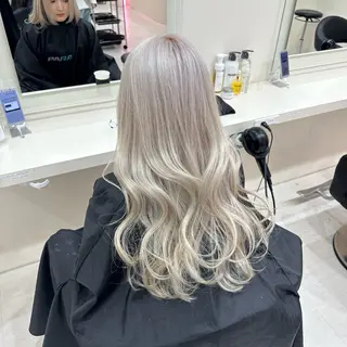 ロング 韓国ガーリー🤍ハイ トーン🤍Ayanaのヘアスタイル