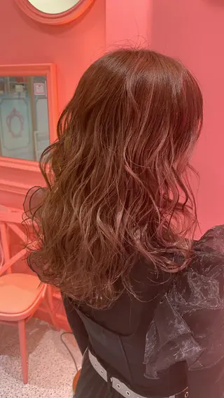 ロング カラー ボブ/レイヤーカット 縮毛矯正/コウキ新宿のヘアスタイル