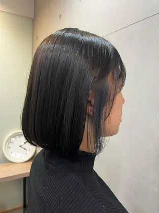 ミディアム おせ ちさとのヘアスタイル