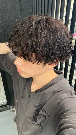 メンズ そら/Ace栄 スパイキー/パーマのヘアスタイル