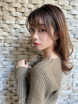 ミディアム 六丁の目/伊藤 /大人可愛いショートのヘアスタイル