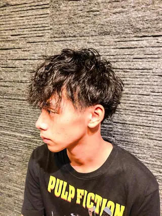 ミディアム メンズ 代表 武田晃英のヘアスタイル