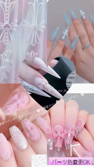 ネイル ラベンダー💖日暮里 ルル💖ネイルのネイルデザイン