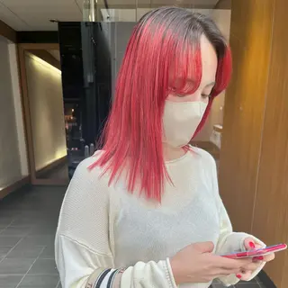 セミロング 堺 鳳 ママ美容師 yukariのヘアスタイル