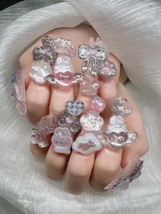 ネイル Lee Nails チップ長さだし専門店のネイルデザイン