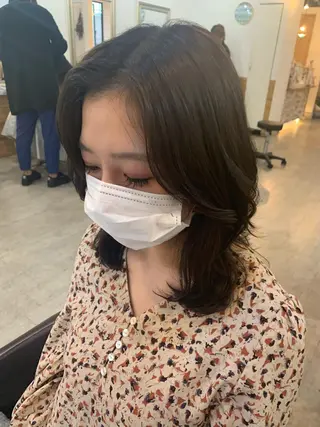 ミディアム LAMP mashiroのヘアスタイル