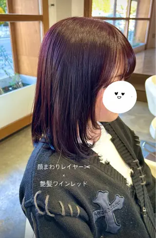 ミディアム カラー 佐藤 悠生 メンズパーマ.カットのヘアスタイル