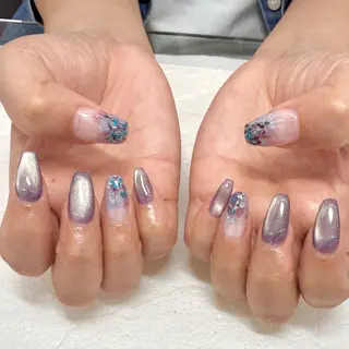 ネイル MAXKELLY正池 白フレンチ募集🕊️のネイルデザイン