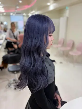 カラー ベージュ・ラベンダー カラー🎀りりのヘアスタイル