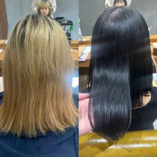 ミディアム カラー 🫧アレンジ・髪質 改善maica🫧のヘアスタイル