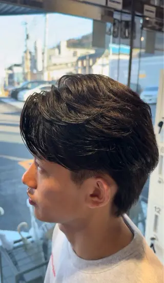 パーマ メンズ 中村 透和のヘアスタイル