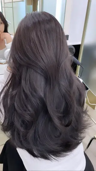 ロング カラー COA GINZA 空也/前髪/顔まわりのヘアスタイル