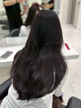 カラー 中韓大人っぽ🐈‍⬛ レディヘア🩶のヘアスタイル