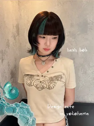 🎼デザインカラー ヘアメ たま🎀のヘアスタイル