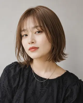 ミディアム メンズパーマカット モデル☆今川茉綾のヘアスタイル