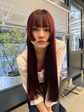 ロング カラー MIES amane(アマネ)のヘアスタイル