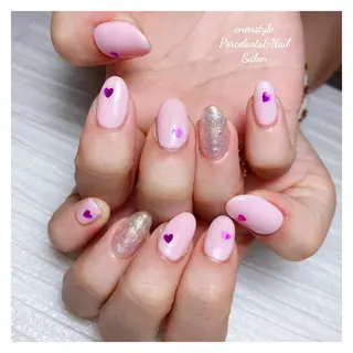 ミディアム ネイル 🐾enen style 🐾のネイルデザイン