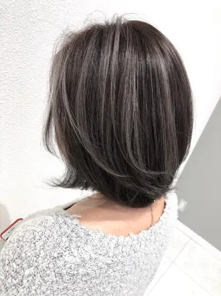 ショート カラー 海外風レイヤーカット 👑店長 平松 由のヘアスタイル