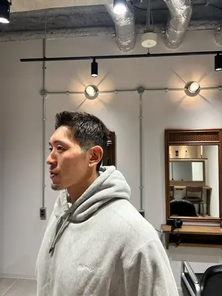 ショート メンズ 渡邉 真也のヘアスタイル