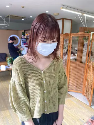 ショート カラー ブリーチカラー🫧 森　凪沙のヘアスタイル
