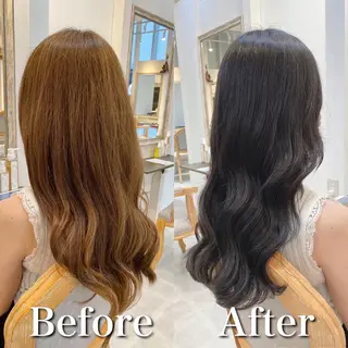 ロング カラー 小柳 公邦のヘアスタイル