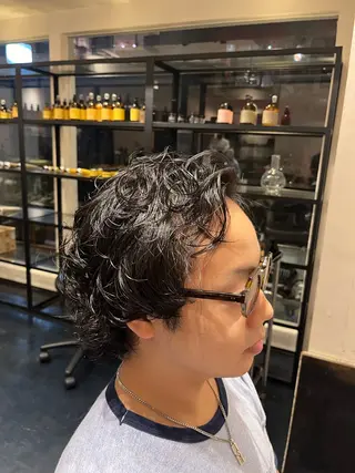 ショート パーマ メンズ 【カットモデル募集】 武田 好誠のヘアスタイル