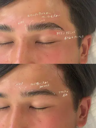 メンズ アイブロウ 吉祥寺kasumi 🌛eye/browのマツエク・マツパデザイン