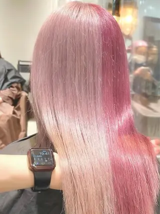 ロング カラー 🎀ハイトーン・艶 カラー HANA🎀のヘアスタイル